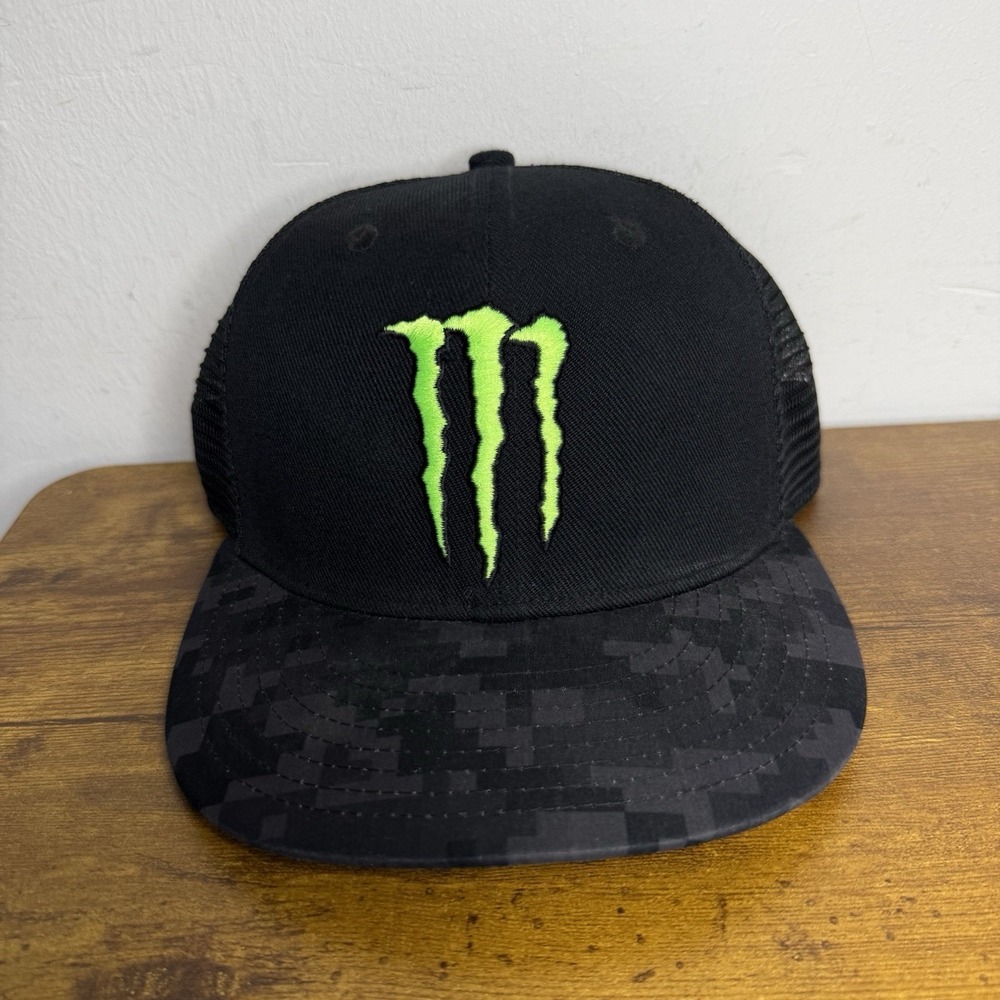 Monster Energy SnapBack Hat Digital Camo